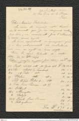Nachlass Franz Steindachner, Brief von Gabriel Adolphe Boucard an Franz Steindachner (24.07.1882), Inv.Nr. 48.09, Seite 1